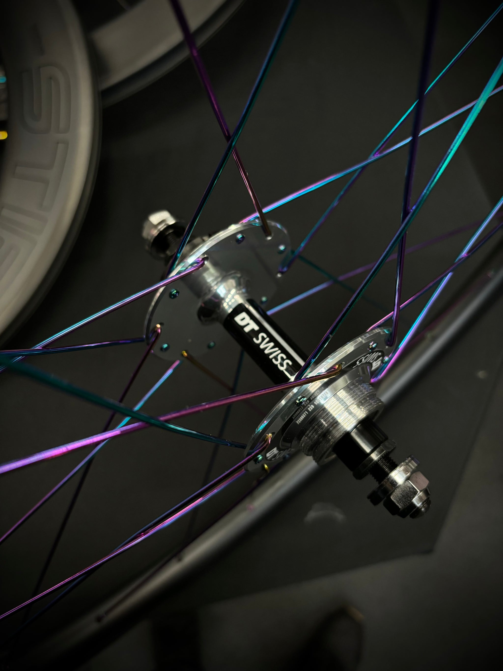 dt swiss fixed gear wheelset DT Swiss x Stiffi Oil Track Wheel Sets